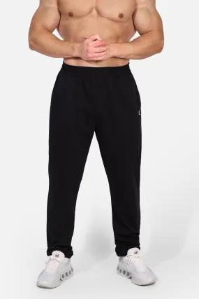 Cuffed Classic Joggers with Drawstrings - Black
