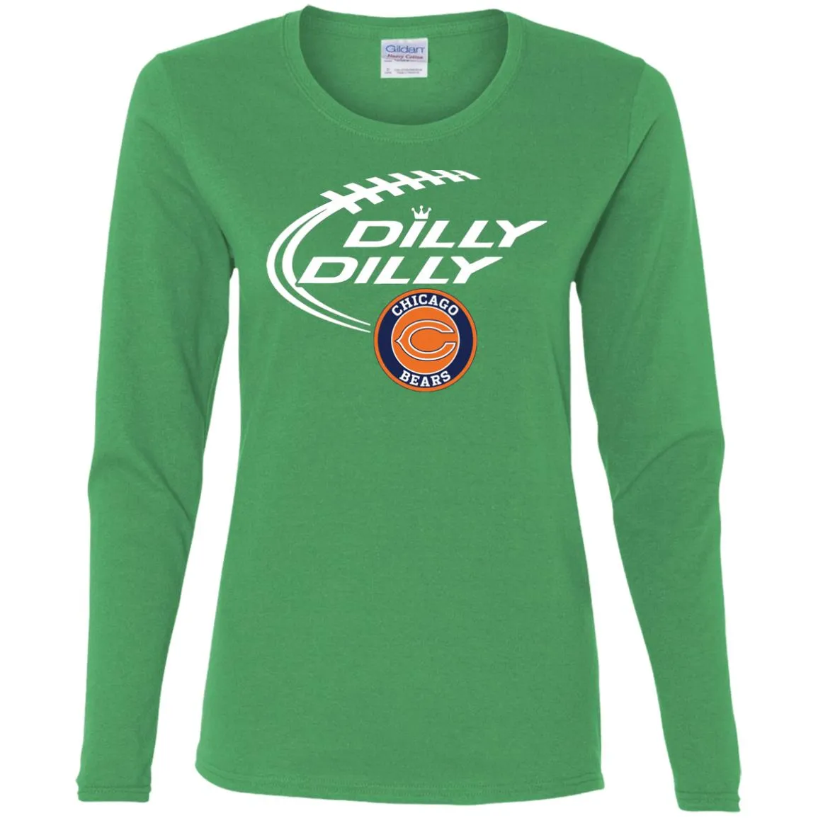 Dilly Dilly Chicago Bears Nfl Football Women Long Sleeve Shirt