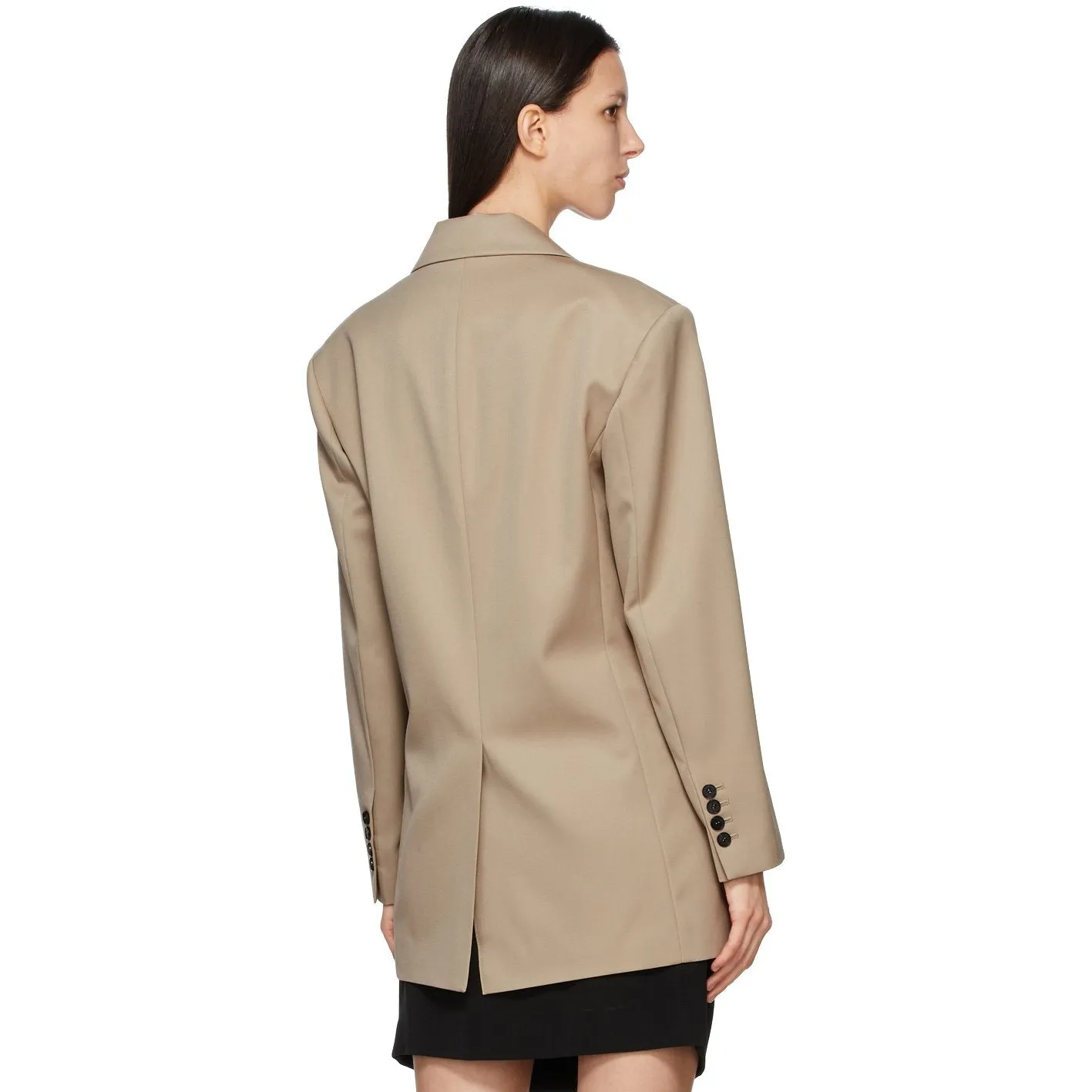 DRAE Beige Wool Boy Blazer