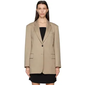 DRAE Beige Wool Boy Blazer
