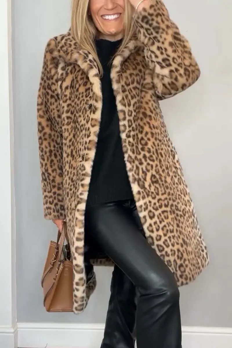 Elsa | Leopard Print Coat