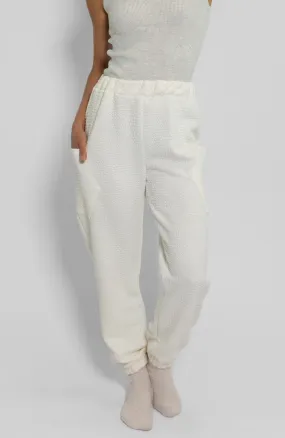 Embossed Pocket Jogger - Snow