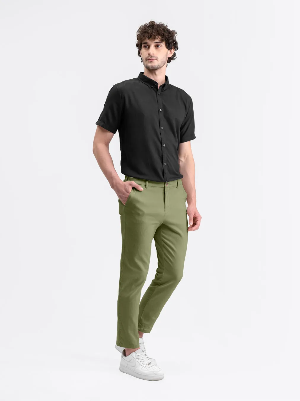 Essential Chino Pants Olive