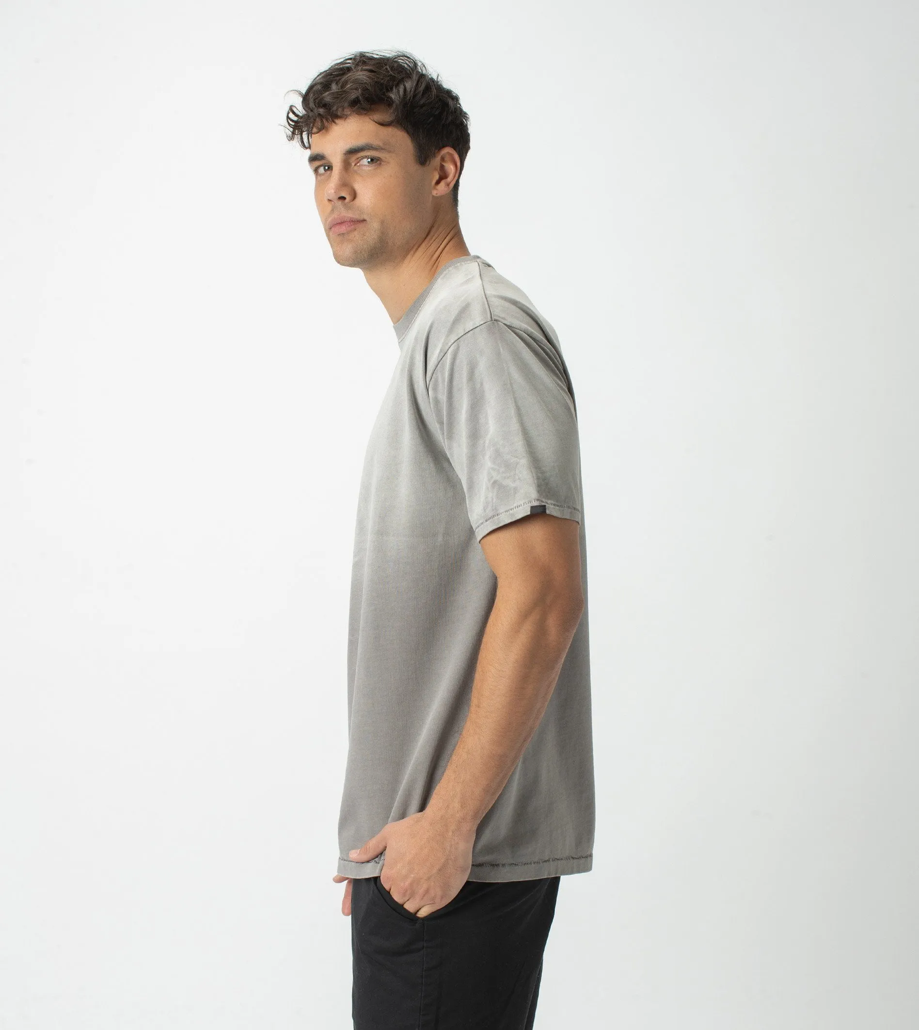 Field Work Box Tee GD Ash
