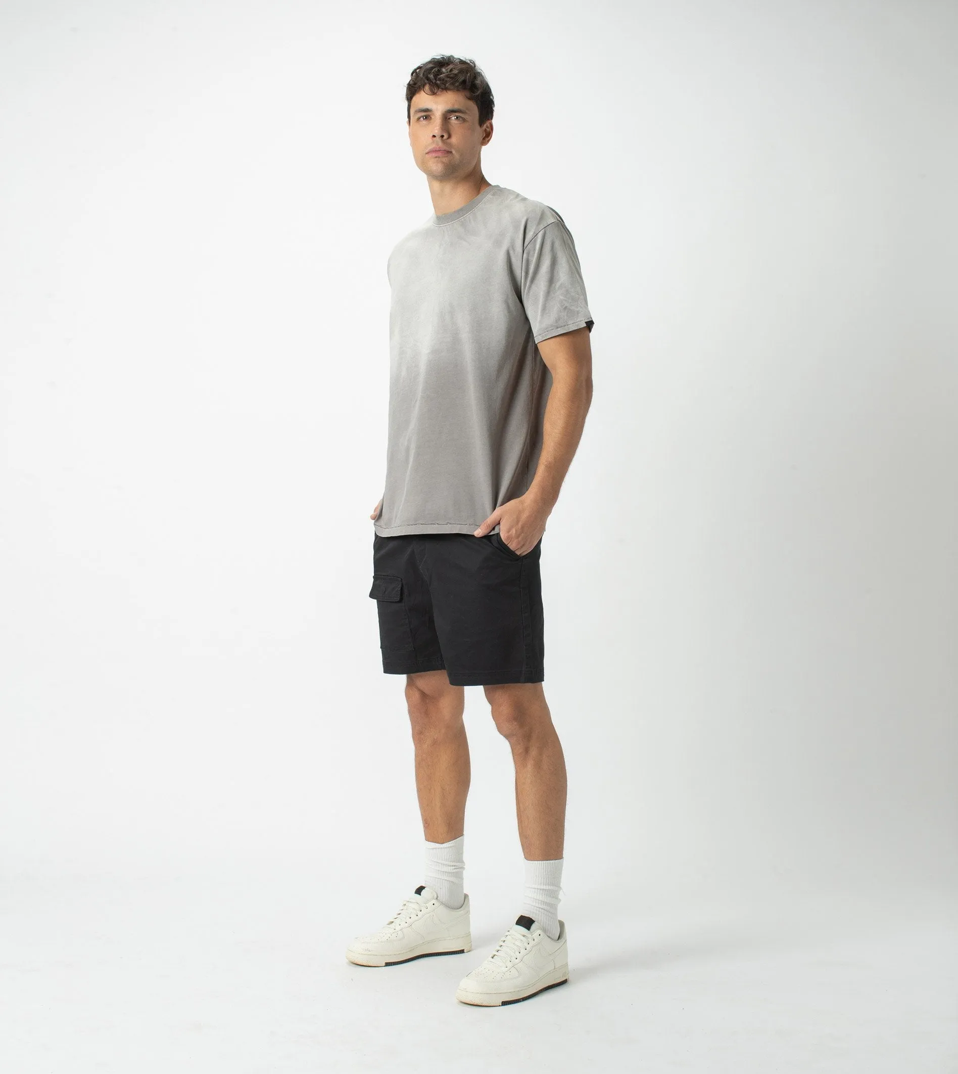 Field Work Box Tee GD Ash
