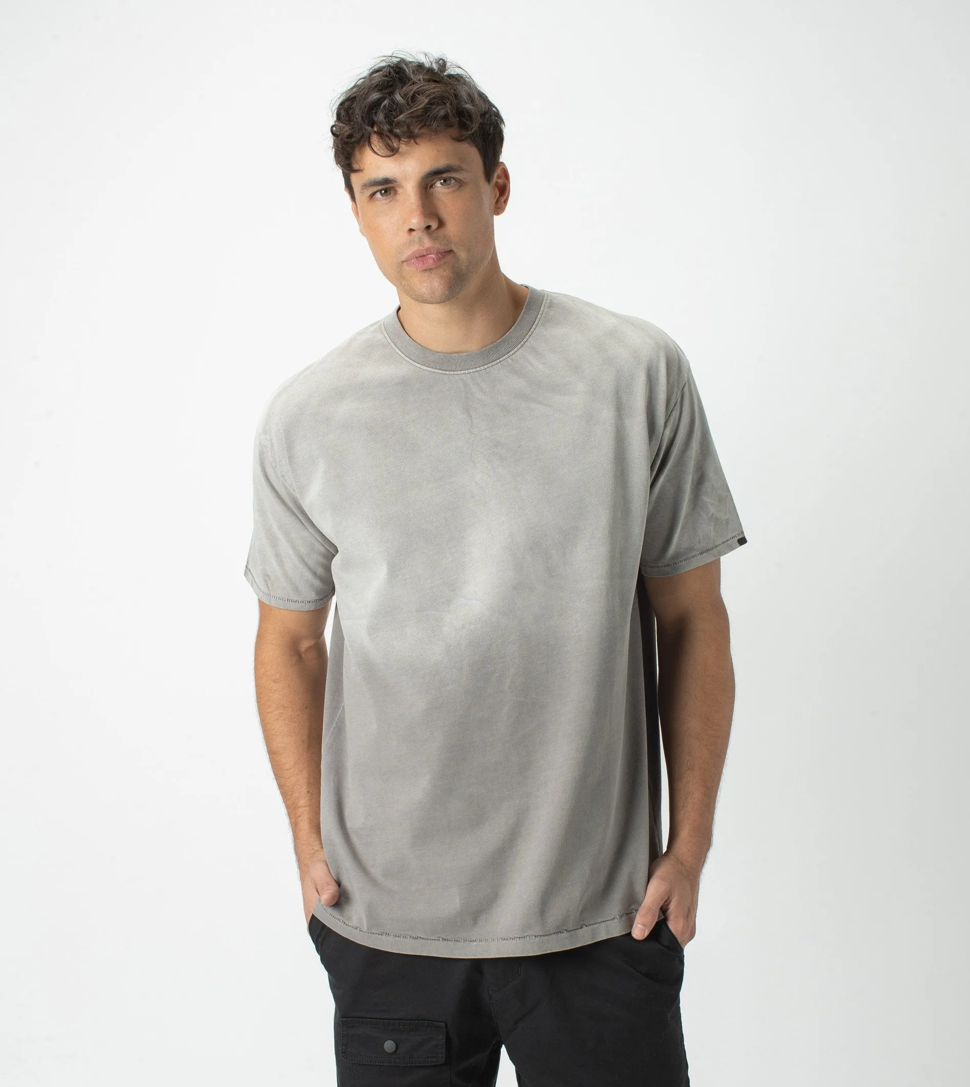 Field Work Box Tee GD Ash