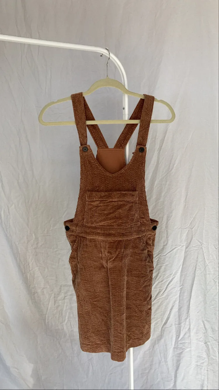 Frank & Oak Cord Overall Dress