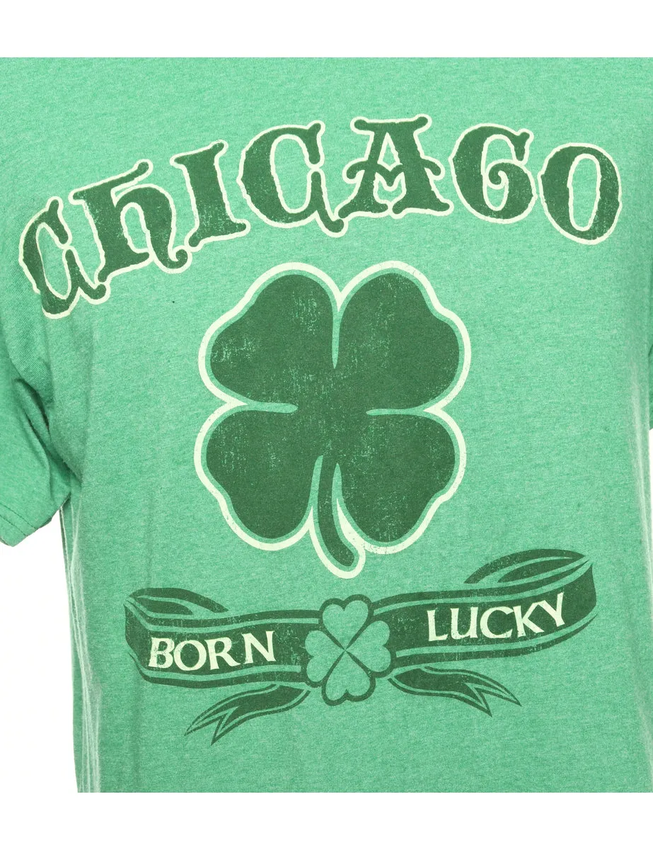 Fruit Of The Loom Chicago Floral Printed T-shirt - M