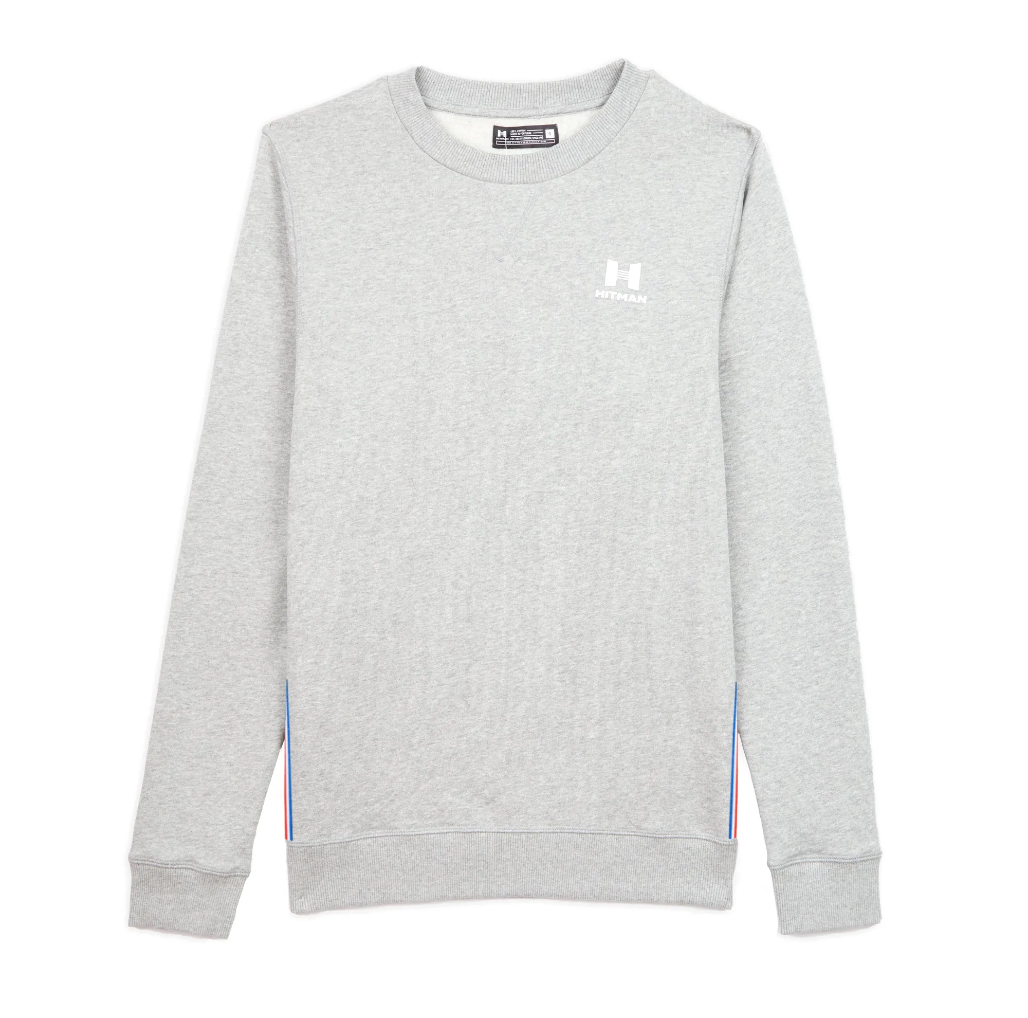 Grey and White Sweatshirt Tracksuit- INTL TAPE