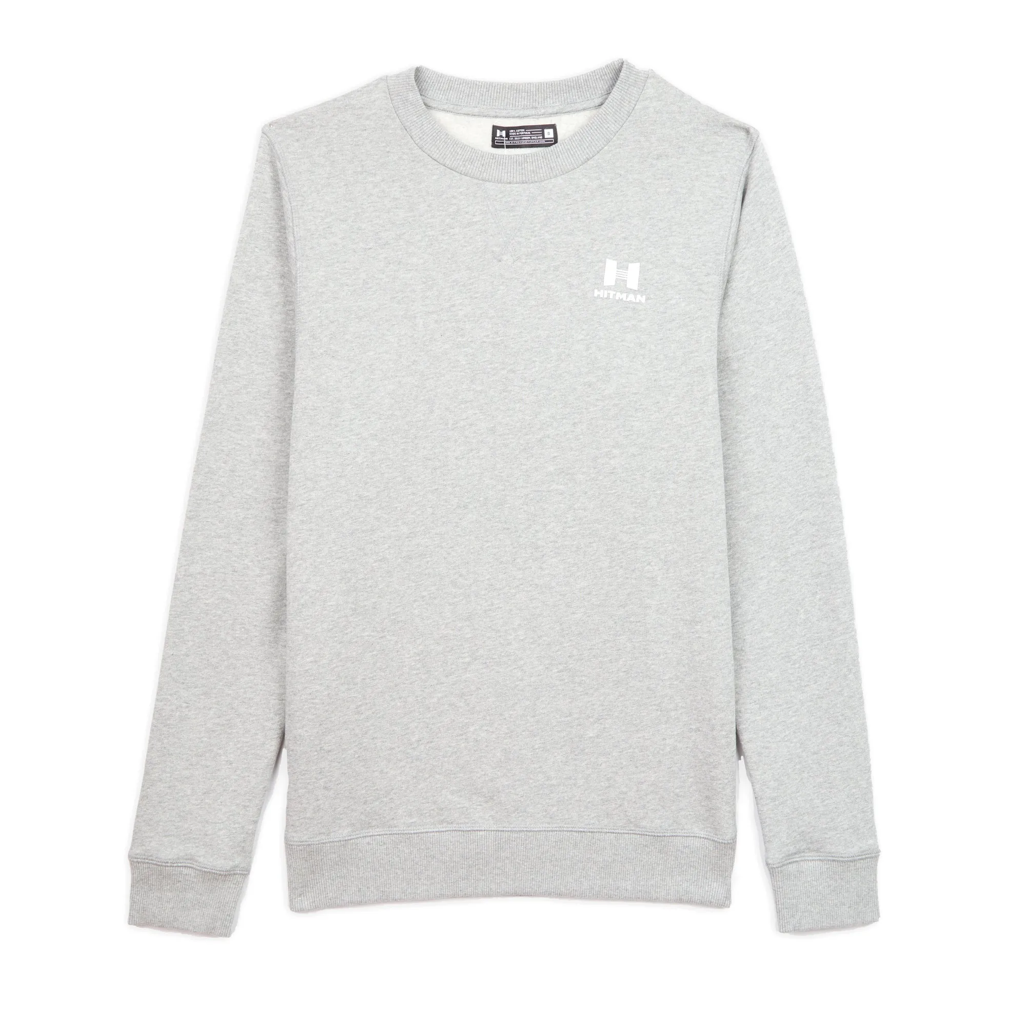 Grey and White Sweatshirt Tracksuit