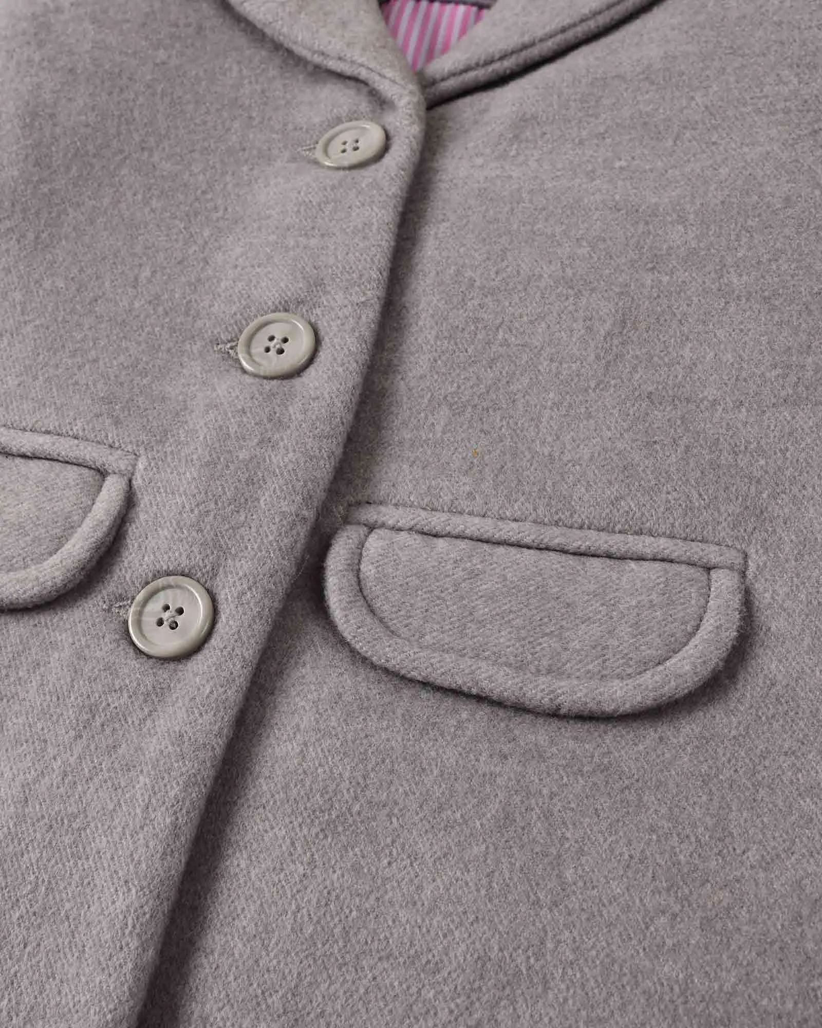 Grey Wool Coat