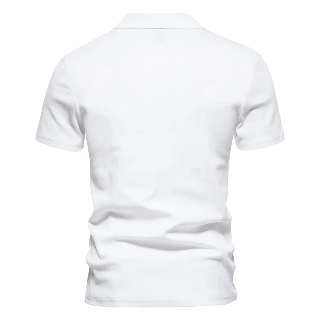 Herren Henley Shirt Slim Fit Baumwolle Kurzarm lässig T-Shirt Jogger Herren T-Shirts lose Tops