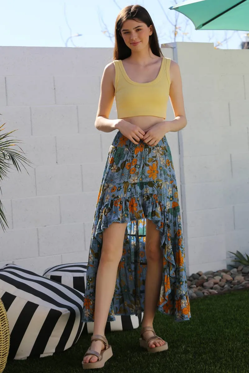 Hi Lo Maxi Skirt, so freaking adorable!