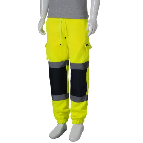 Hi Vis Combat Safety Jogging Fleece Pant