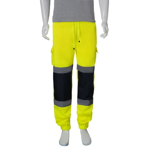 Hi Vis Combat Safety Jogging Fleece Pant