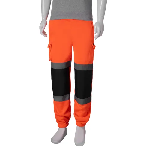 Hi Vis Combat Safety Jogging Fleece Pant