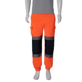 Hi Vis Combat Safety Jogging Fleece Pant