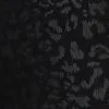 High-Waisted Leopard-Coated Super-Skinny Jeans - Black