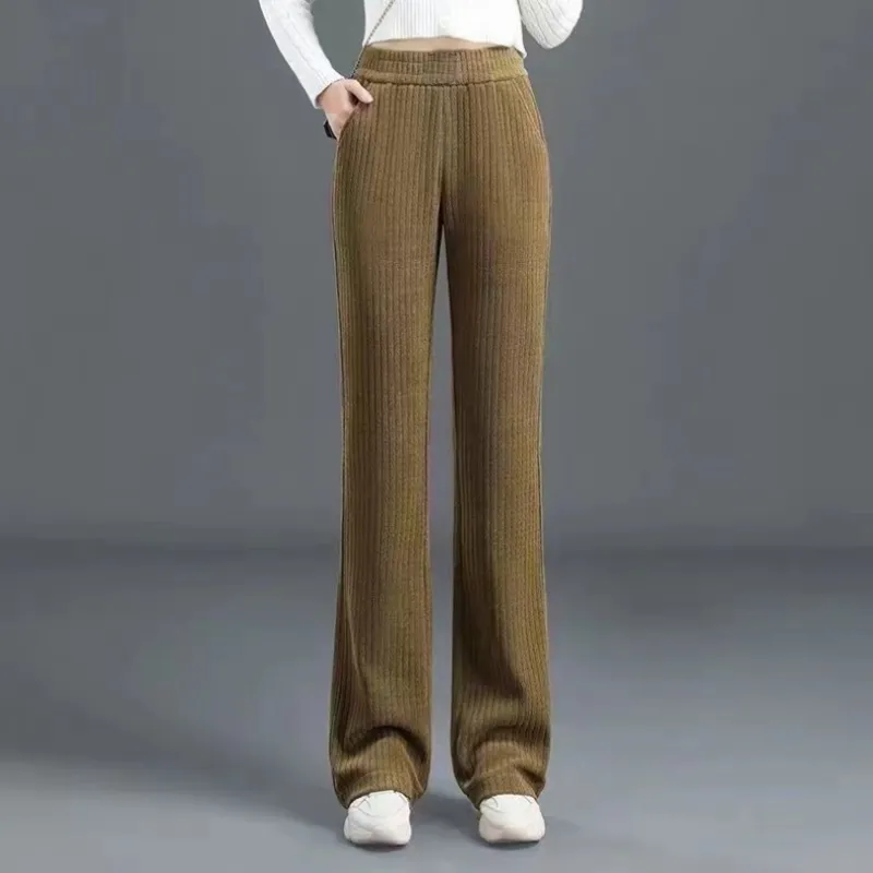 🔥HOT SALE 🔥Best Gift for Her - Women's Versatile Simple Stretch Elastic Waist Loose Wide Leg Pants(40%OFF)