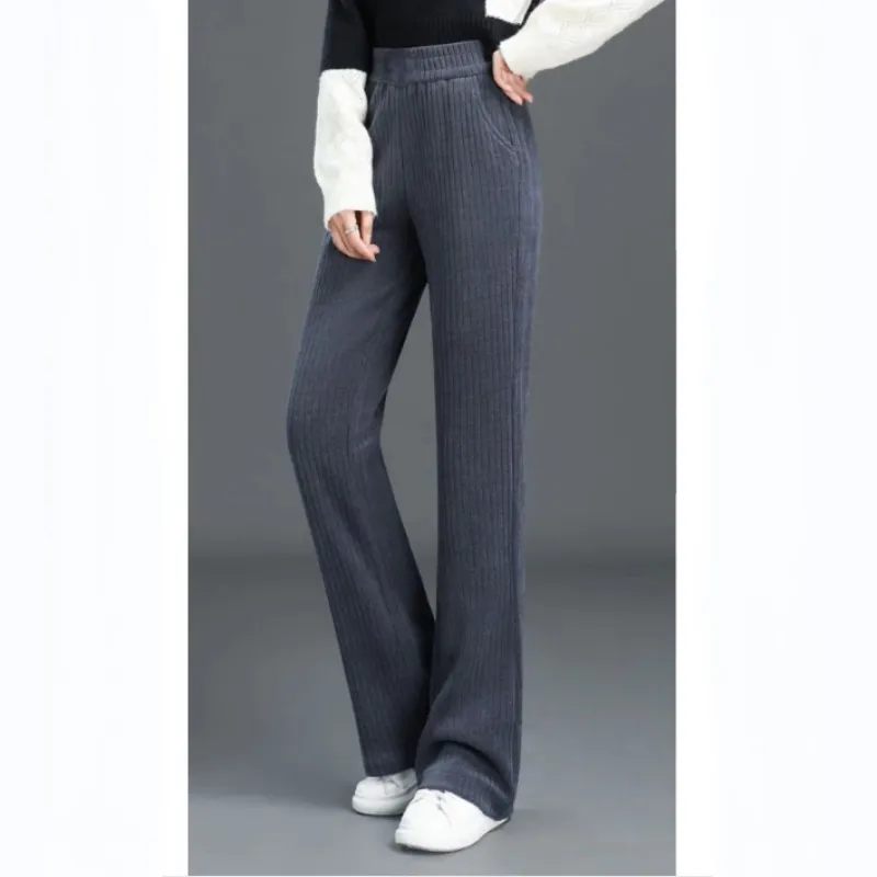 🔥HOT SALE 🔥Best Gift for Her - Women's Versatile Simple Stretch Elastic Waist Loose Wide Leg Pants(40%OFF)