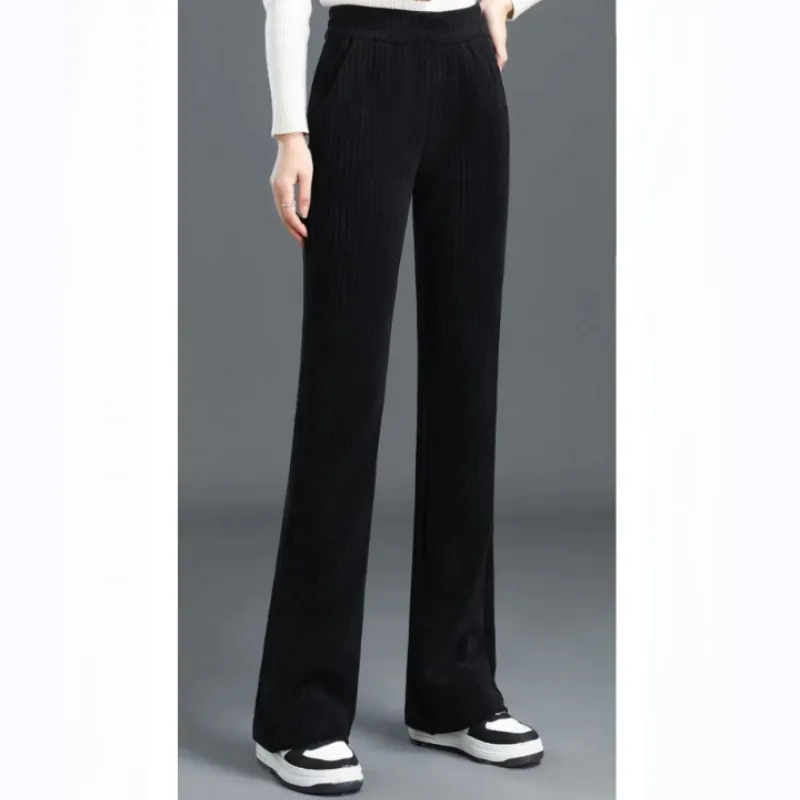 🔥HOT SALE 🔥Best Gift for Her - Women's Versatile Simple Stretch Elastic Waist Loose Wide Leg Pants(40%OFF)