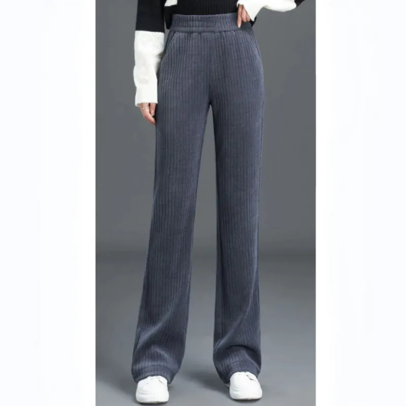 🔥HOT SALE 🔥Best Gift for Her - Women's Versatile Simple Stretch Elastic Waist Loose Wide Leg Pants(40%OFF)