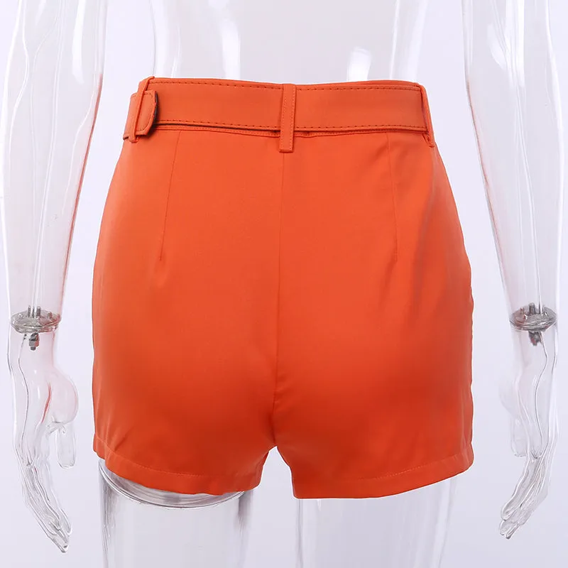 Indigo Shorts Suit Set