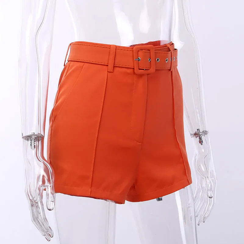 Indigo Shorts Suit Set