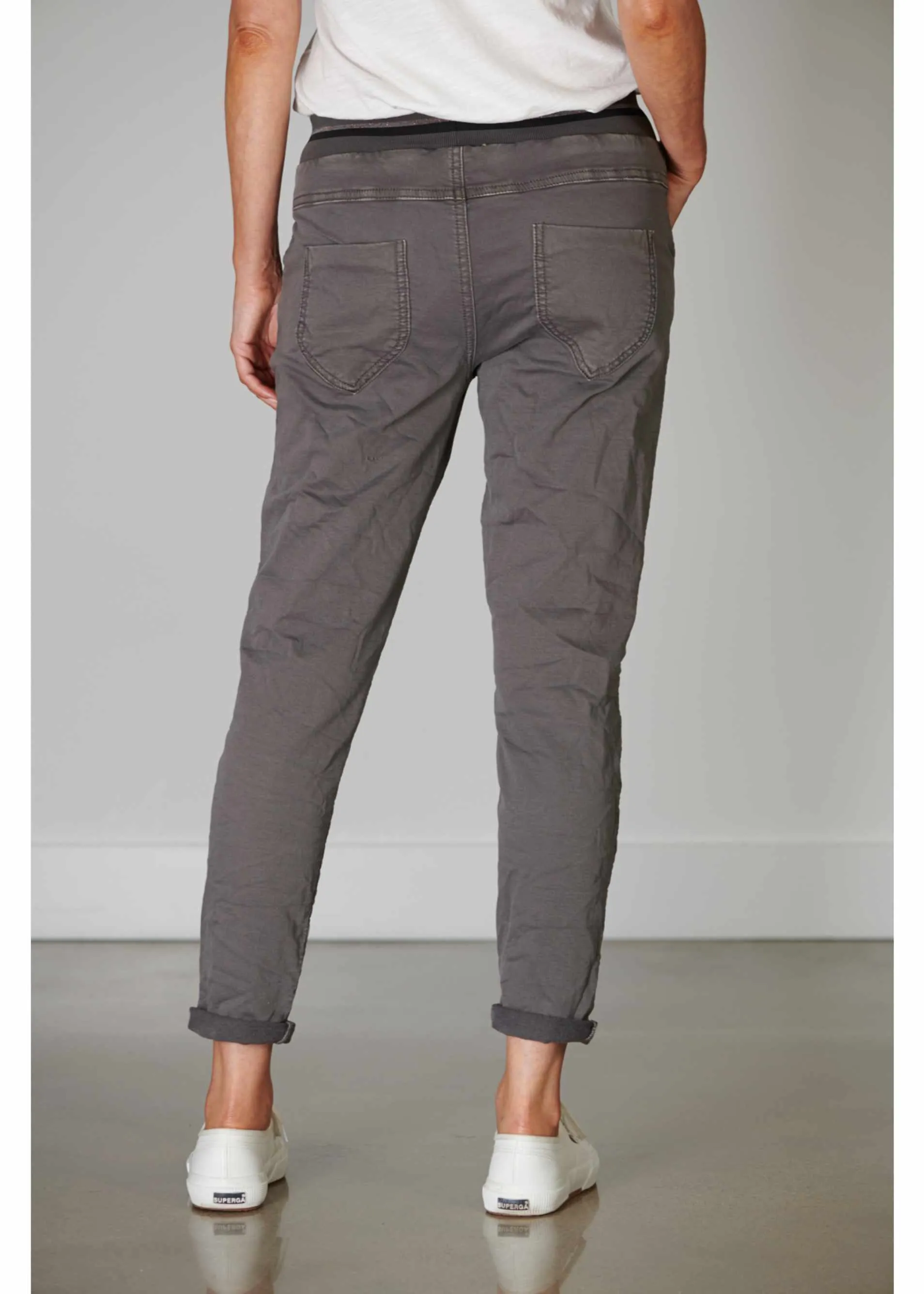 ITALIAN STAR Ralph Jogger Jeans - Coal