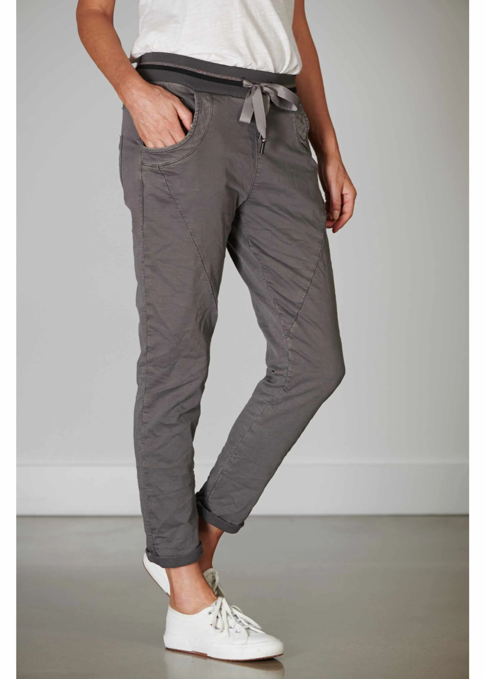 ITALIAN STAR Ralph Jogger Jeans - Coal