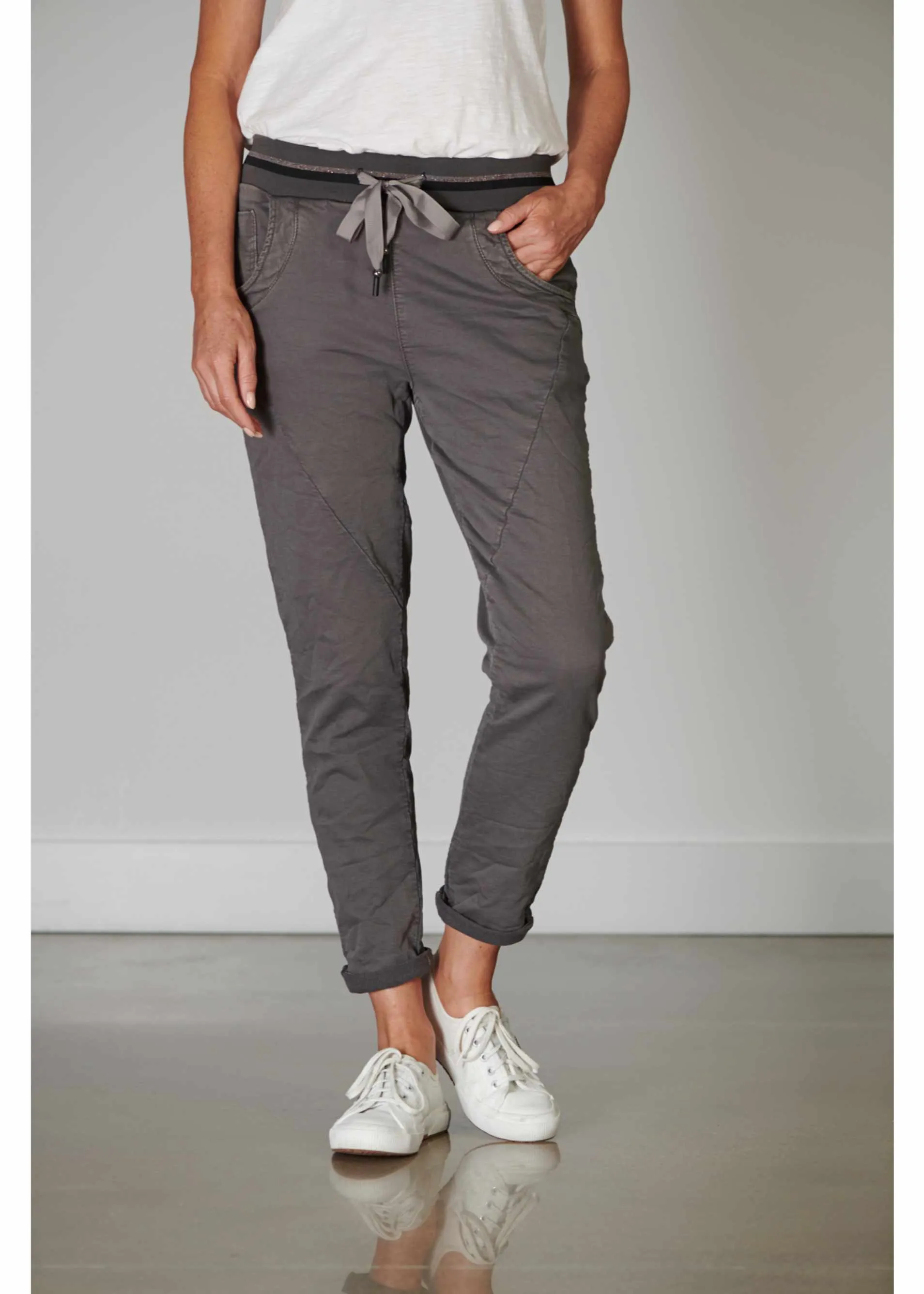 ITALIAN STAR Ralph Jogger Jeans - Coal