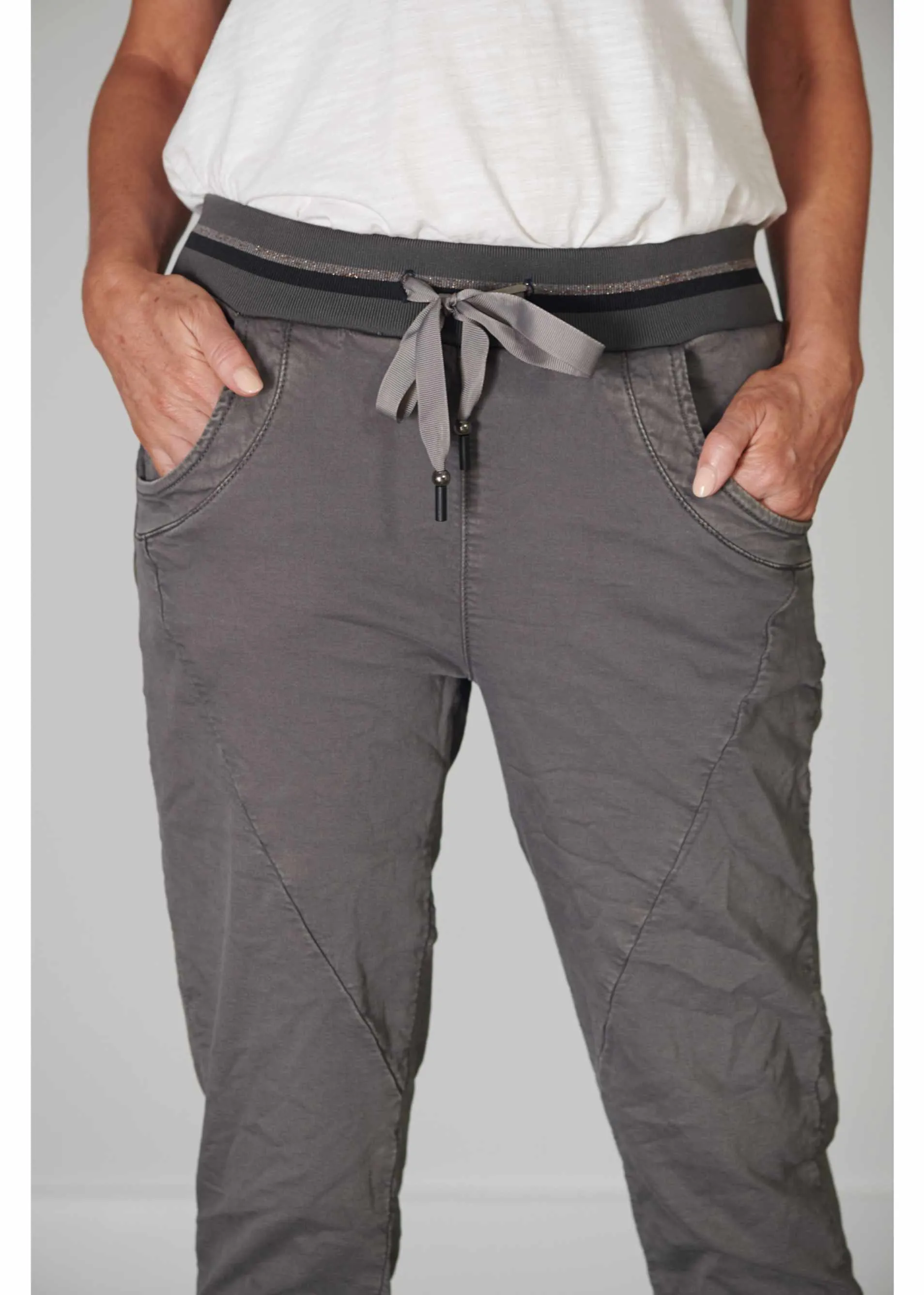ITALIAN STAR Ralph Jogger Jeans - Coal