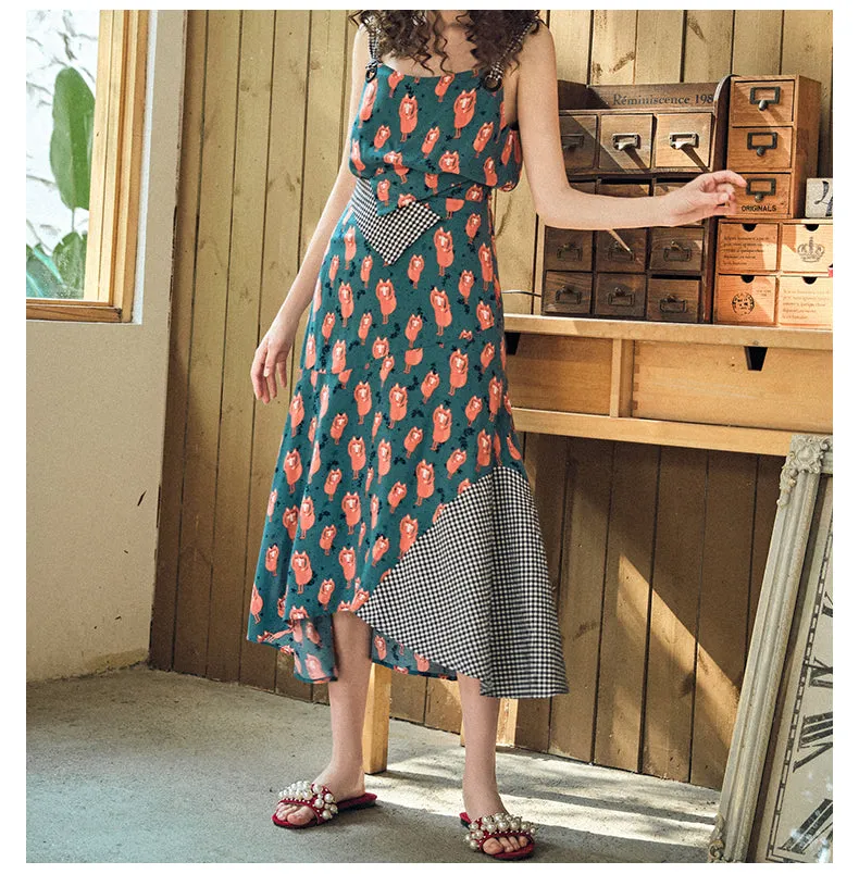 JAM PRINCESS CARTOON PRINT MAXI SKIRT WITH MATCHING TANK TOP