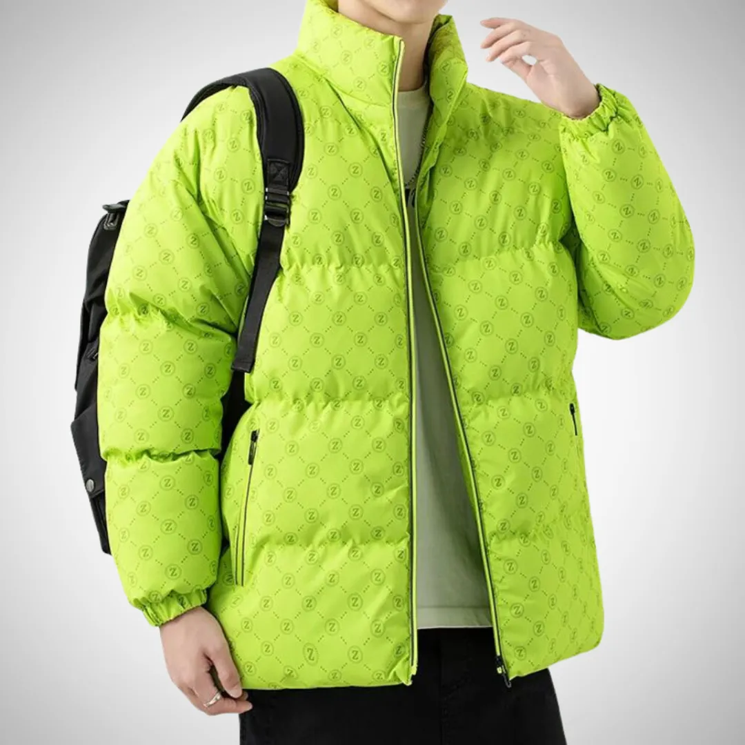 James Print Puffer Jacket
