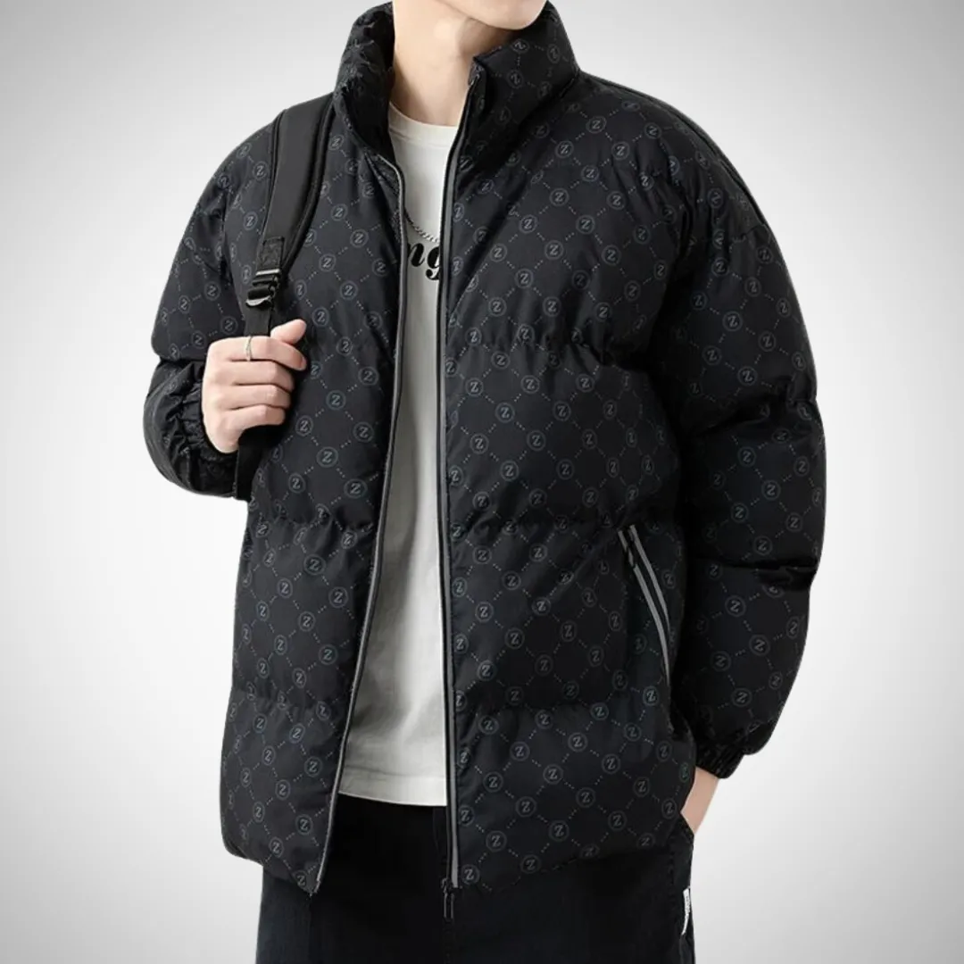James Print Puffer Jacket