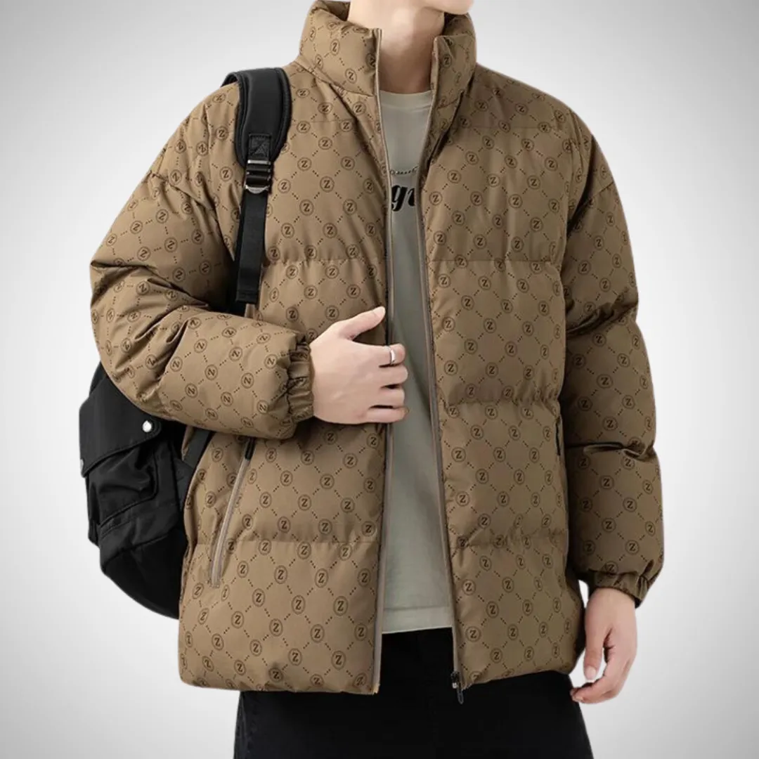 James Print Puffer Jacket