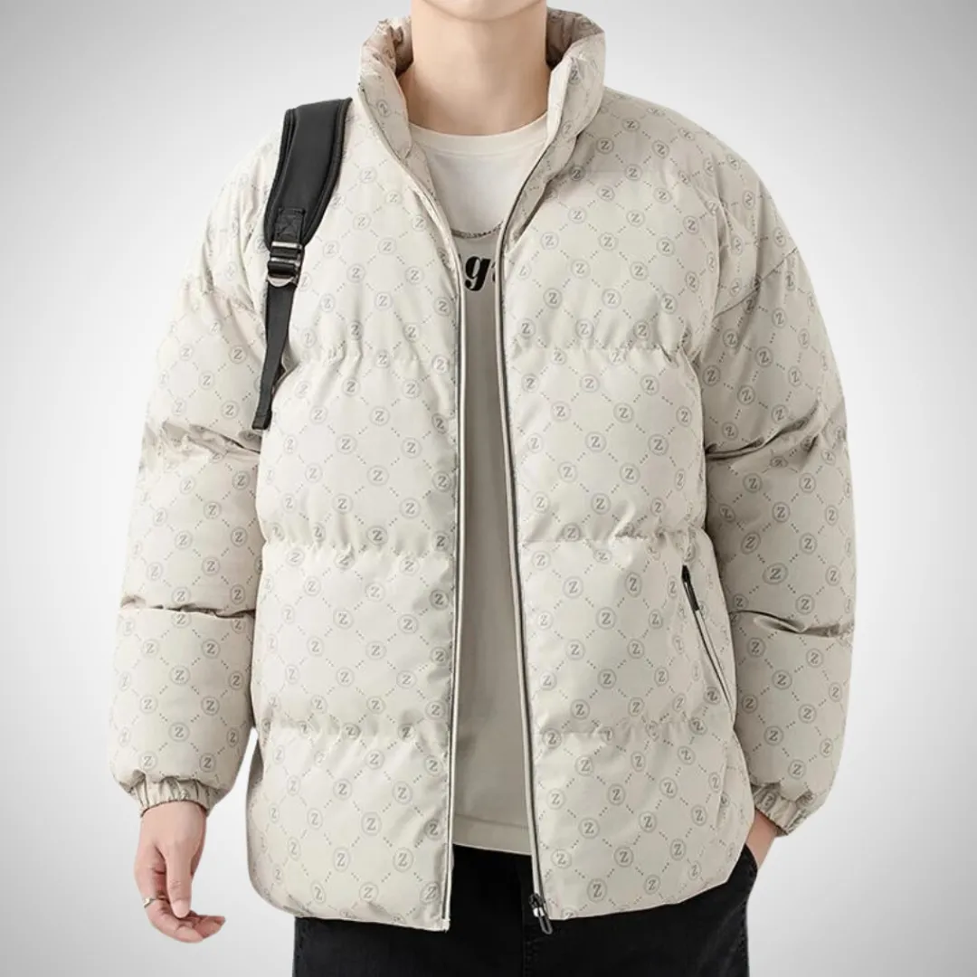 James Print Puffer Jacket