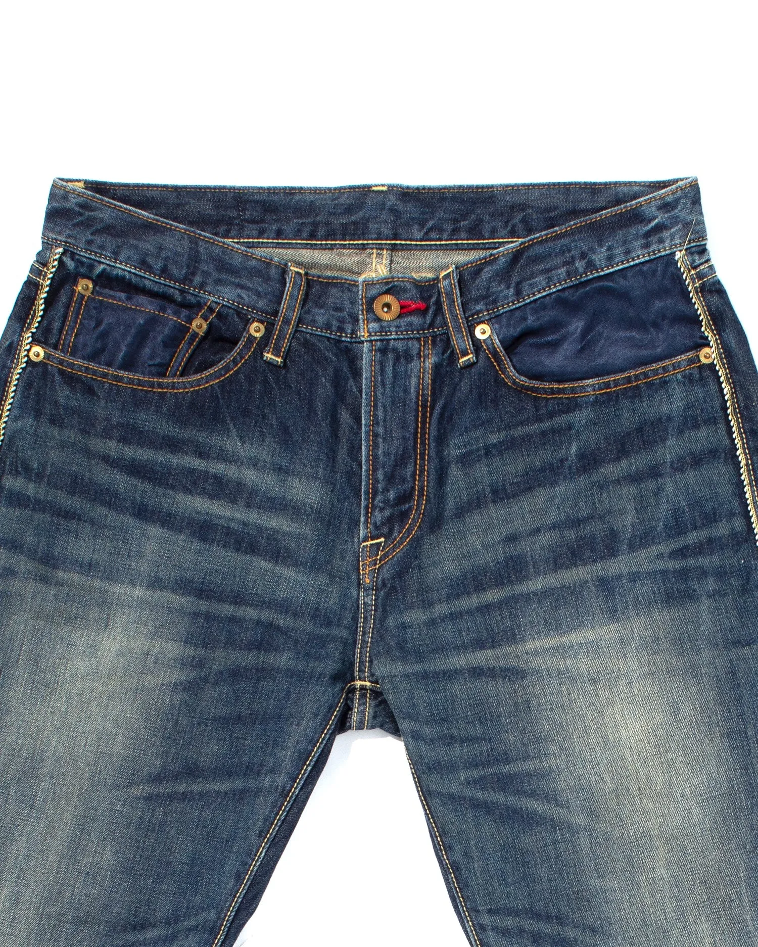 Japanese Repro Denim Jeans, Eternal, Tiger and Dragon Embroidery, Satin Pockets - 32