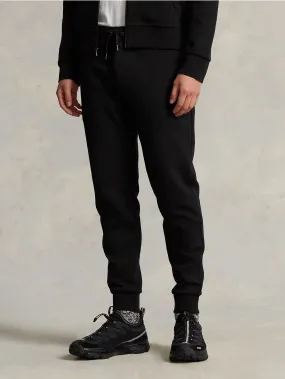 Joggers in Maglia Doppia Nero