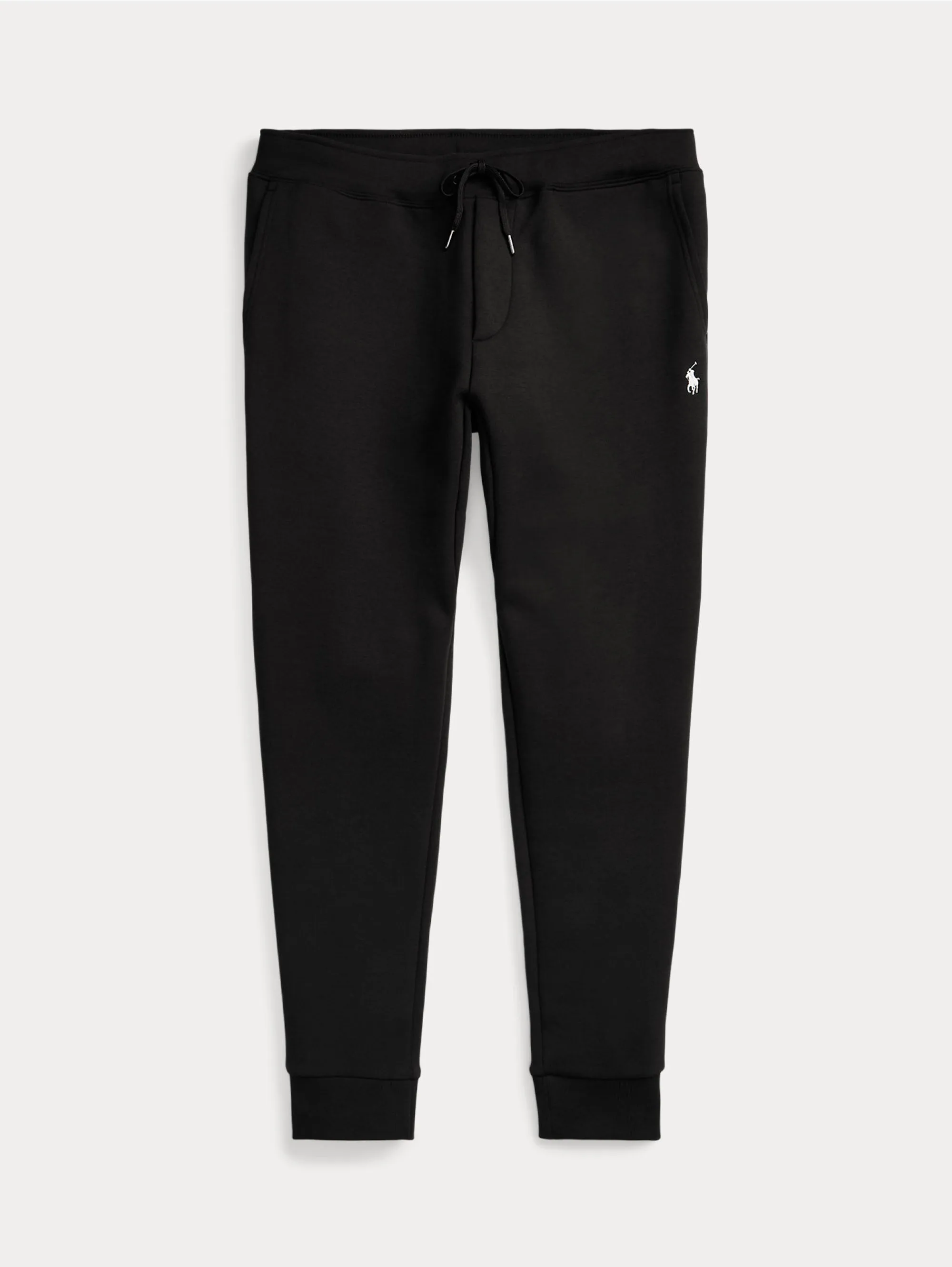 Joggers in Maglia Doppia Nero