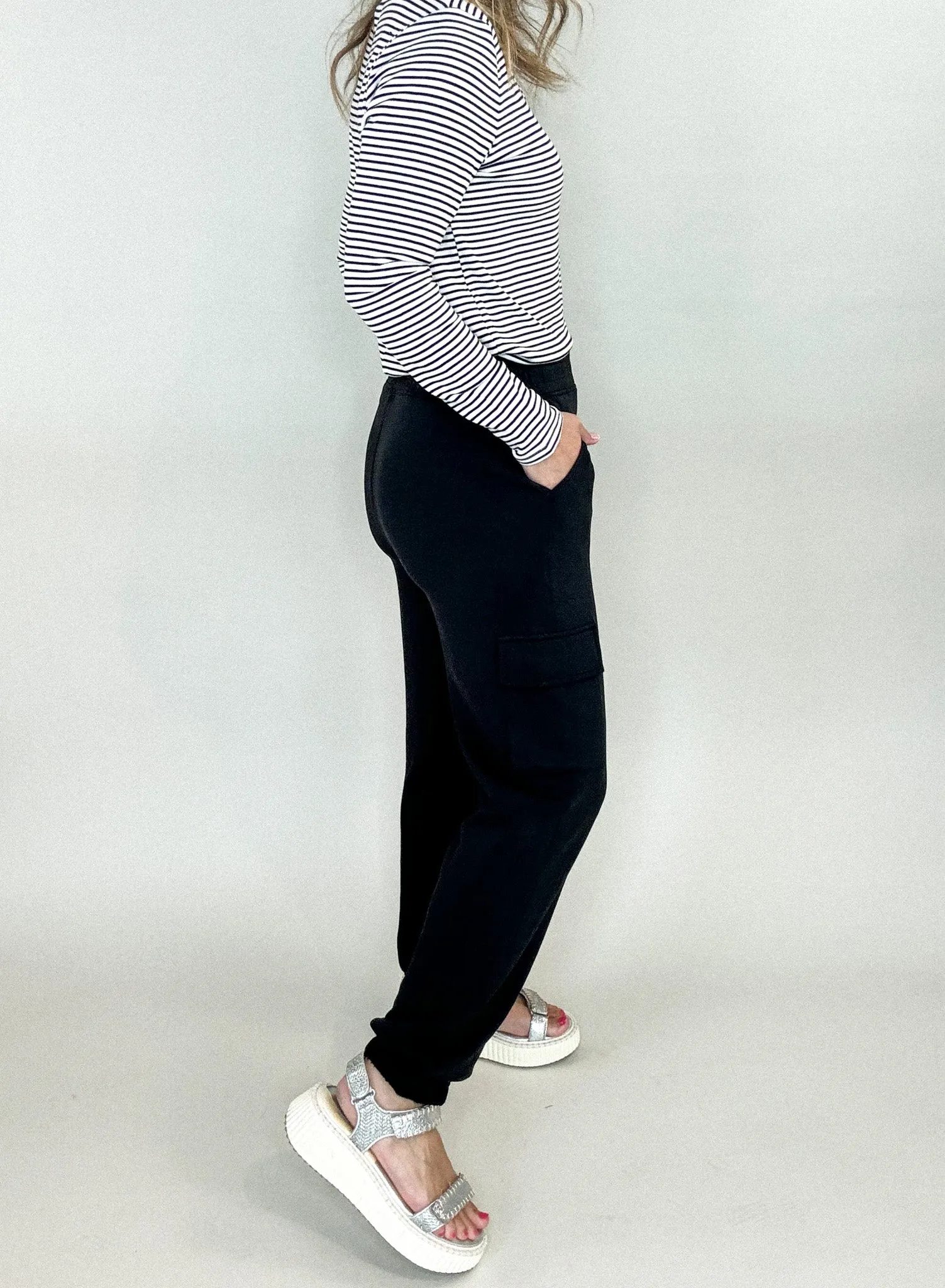 Justine Black Joggers