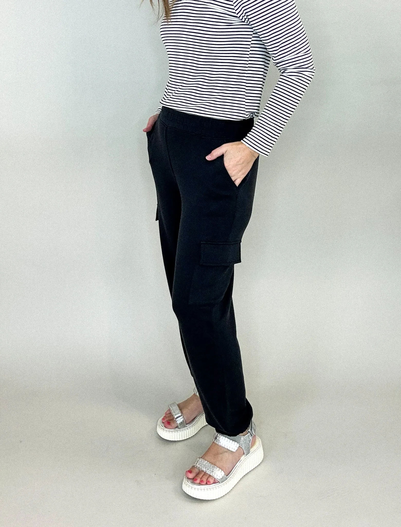 Justine Black Joggers