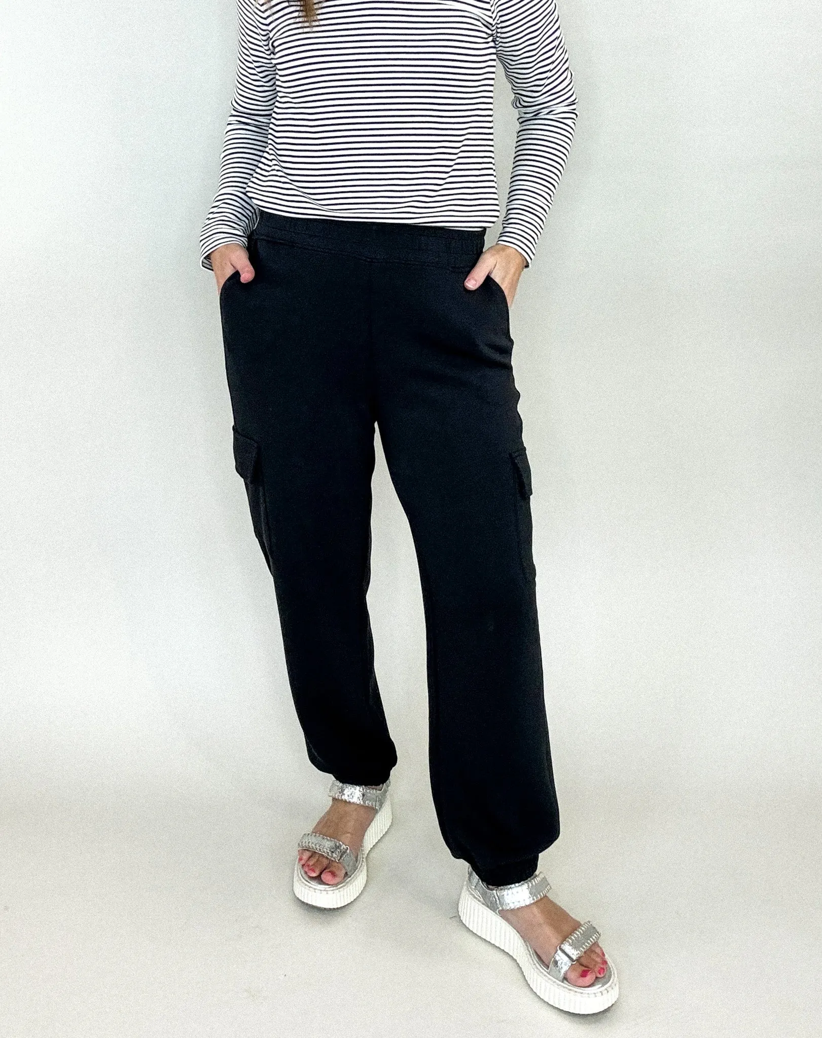Justine Black Joggers