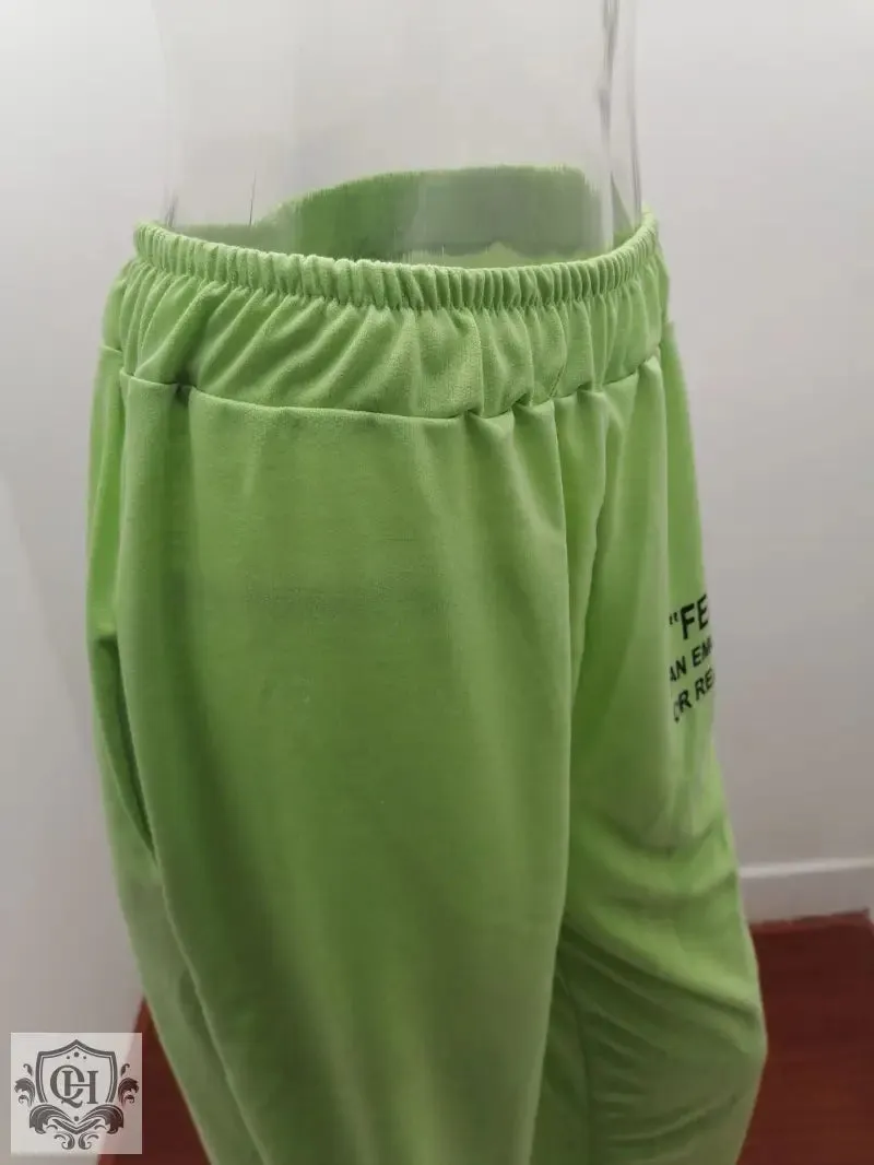 Letter Graphic Sweatpants