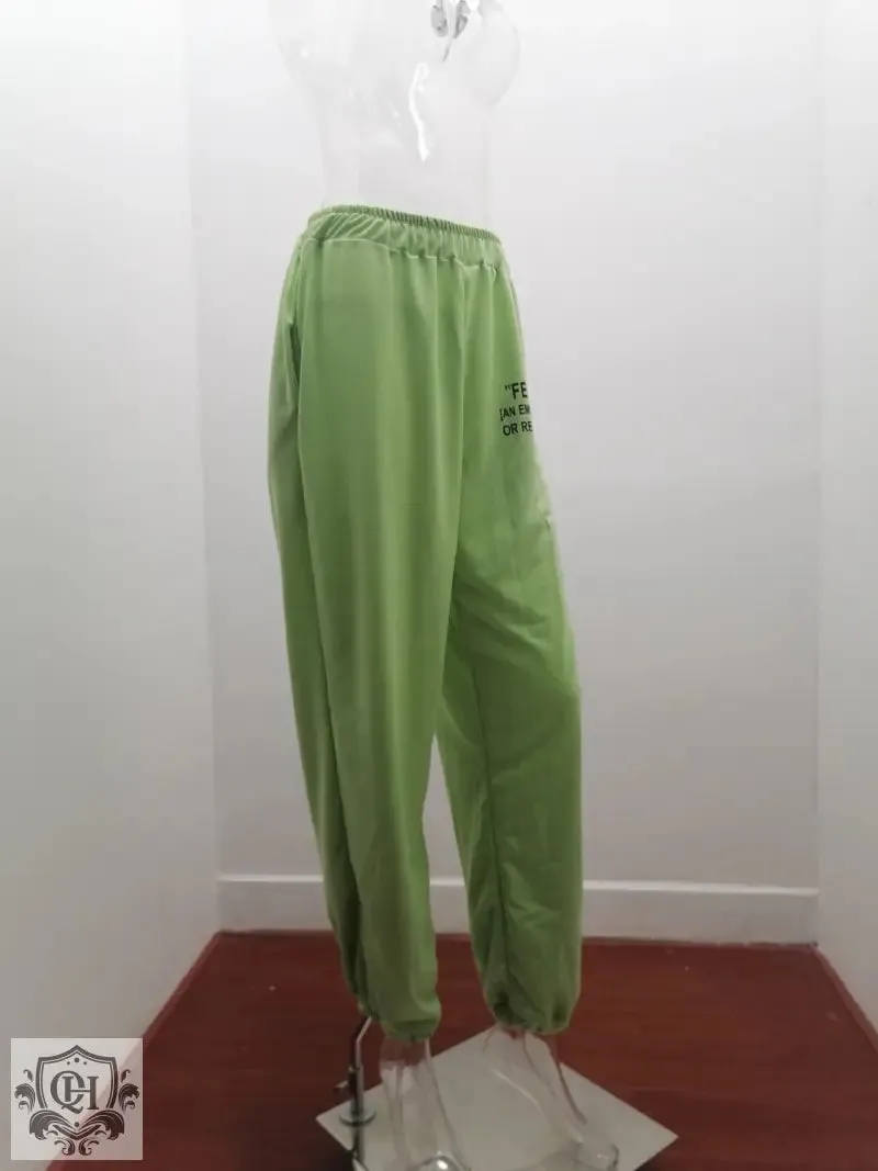 Letter Graphic Sweatpants