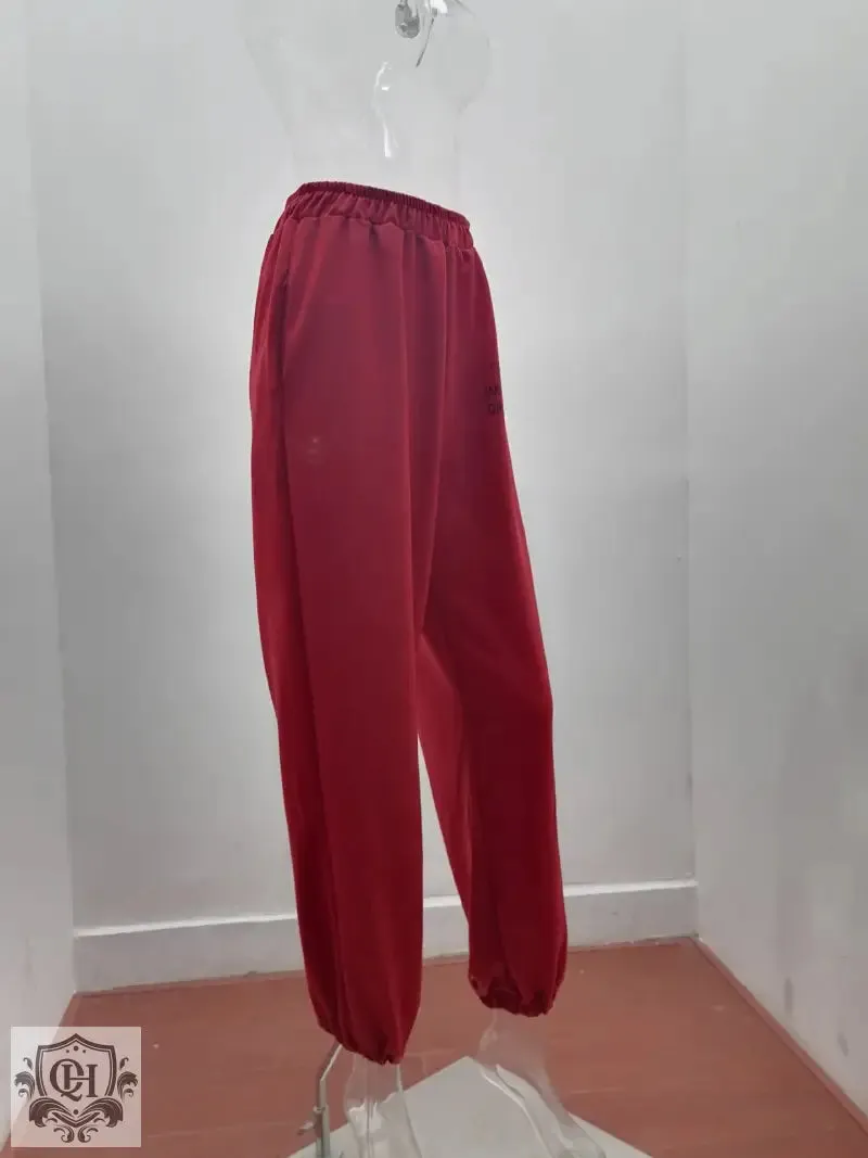 Letter Graphic Sweatpants