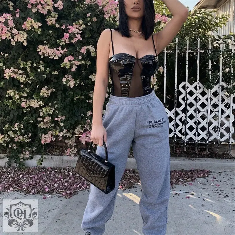 Letter Graphic Sweatpants