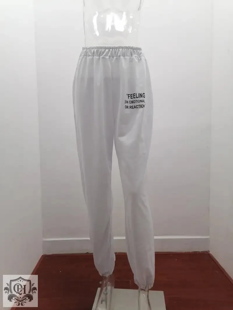 Letter Graphic Sweatpants