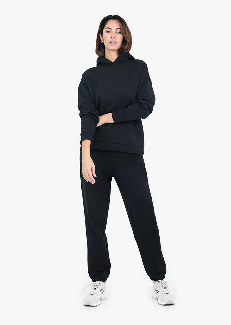Life Lounge Oversized Jogger Black