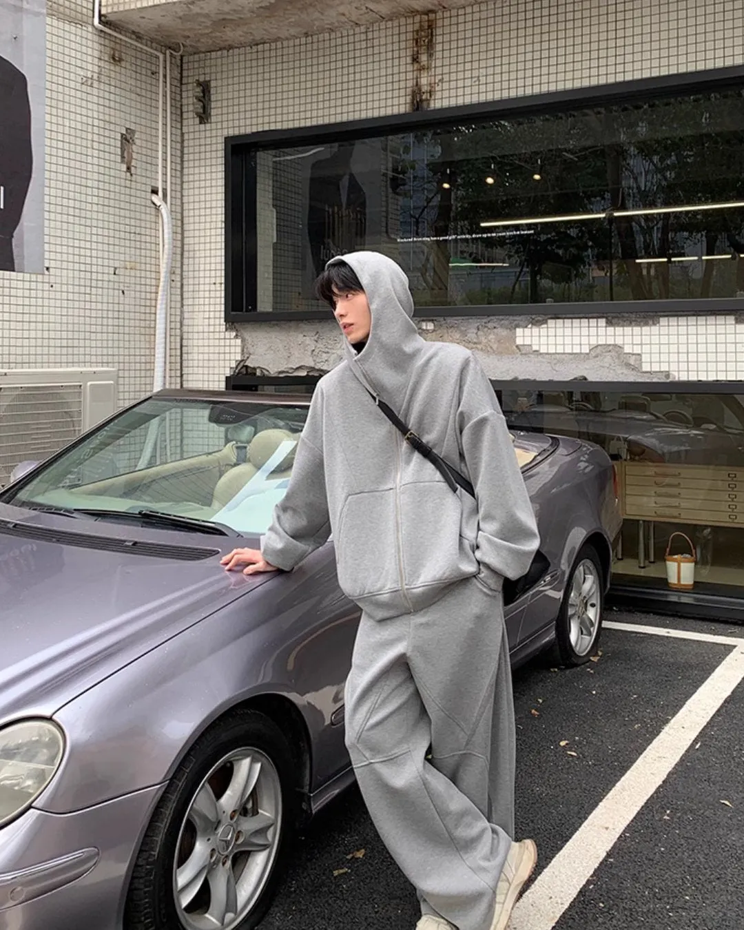 Loose Sweat Zip Hoodie / Loose Sweatpants OYC0043